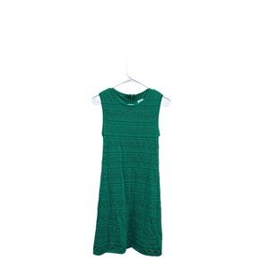 Eliza J Vibrant Green Knit Textured 100% Cotton Dress size S